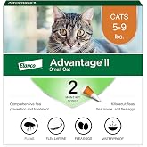 Advantage II Small Cat Topical Flea Treatment &amp; Prevention, 2ct
