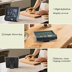 Large LCD Display Kitchen Timer -Magnetic Digital