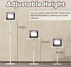 tonchean Portable Standing Desk, Adjustable Height