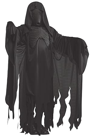 Rubie 's Erwachsenen 's Offizielle Harry Potter Dementor Maske und Robe Kostüm – Standard Größe, schwarz