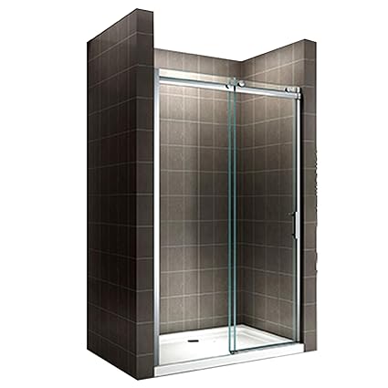 Schiebetür 140x200 cm für Nische Duschabtrennung Dusche Duschkabine 8mm Klarglas DK06 - alle Groessen