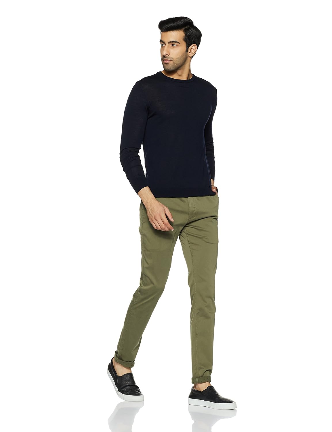 tommy hilfiger men's chino fit casual trousers