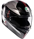 Amazon.com: AGV K3 Birdy 2.0 Motorcycle Helmet Gray/Yellow/Red XL