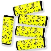 Careteilly Neoprene Luggage Handle Wrap Fluorescent Colors Luggage Identifiers/Tags/Marker (Banana)