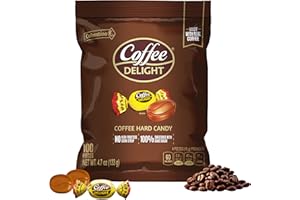 Colombina Coffee Delight Hard Candy, Coffee-Flavored Candy, 100 Count (Pack of 1)