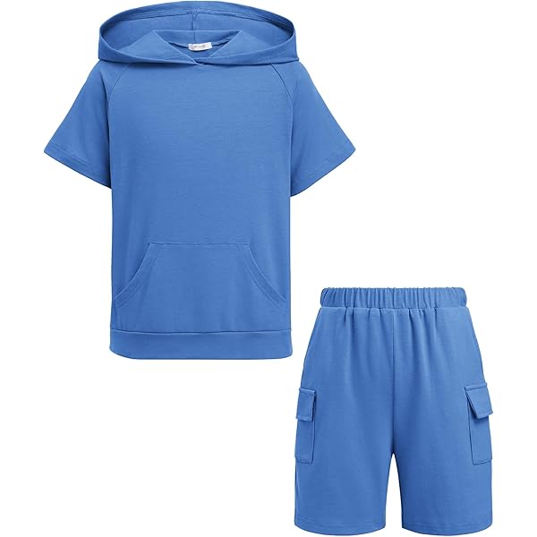 BASEBALL SHIRT SWEAT SHORTS セットアップ Amazon.com: COZYEASE Boys' 2 Piece Striped Print Button Down