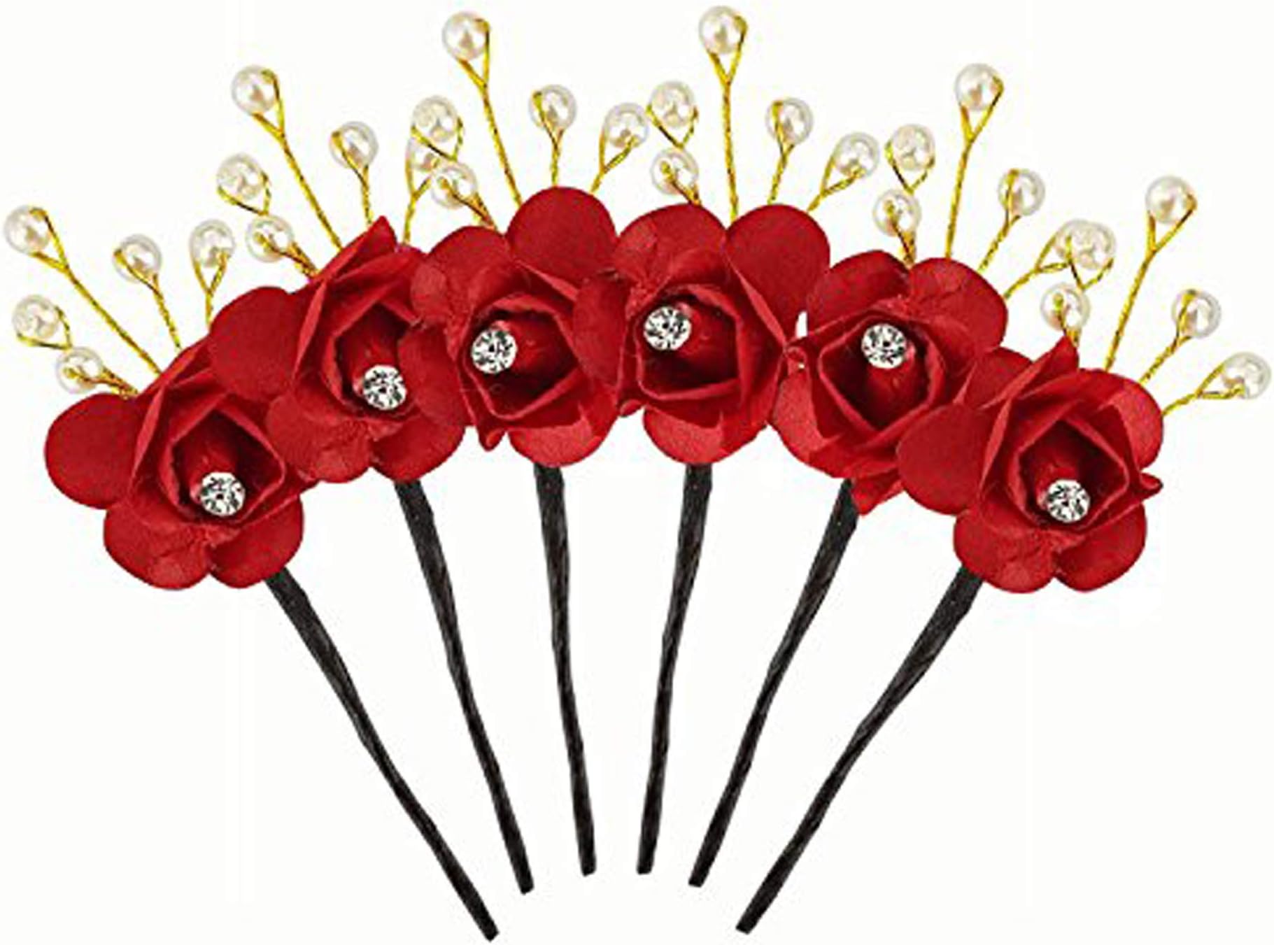 Inaaya Latest Range Of Juda Styling Pins Hair Decor Pins Pack Of 1 (Model 13)