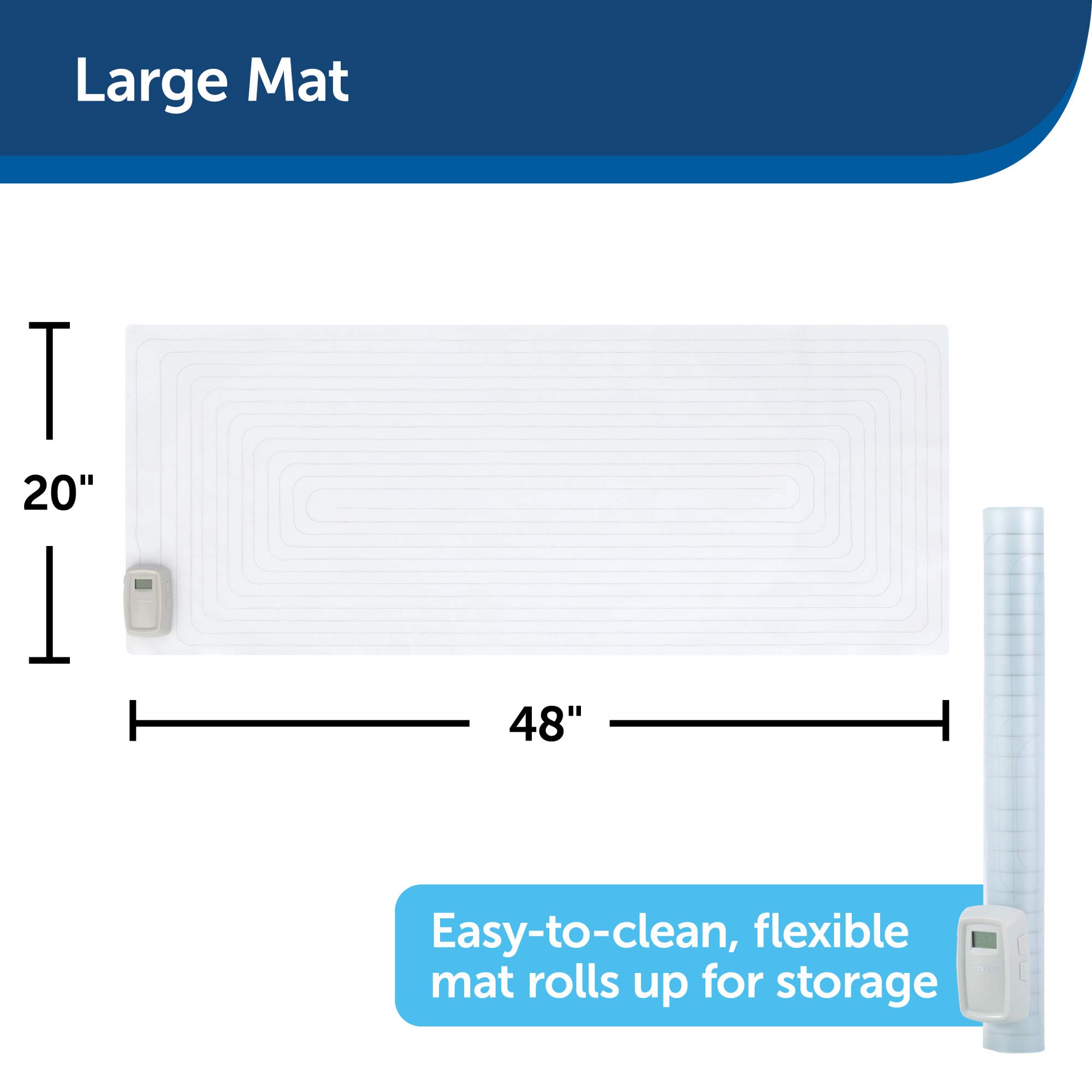 PetSafe ScatMat Indoor Electric Training Mat for Cats & Dogs, Large, 48
