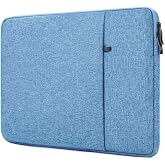ProElife 12-Inch Tablet Sleeve Case for Surface Pro, iPad, Water-Resistant | Blue, Precision Fit, Soft Inner Lining Padded, Anti-Scratch, Extra Attached Pocket, Travel Carry Laptop Bag for Home Office