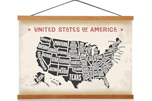 HONKKI Magnetic Poster Hanger Frame for 20x30 20x28 20x20 Movie Music Posters Wall Art,Teak Wood Picture Frames for Large Canvas Diamond Map Decor, Living Room Calendar Banner Tapestry Photo Hanging Stand