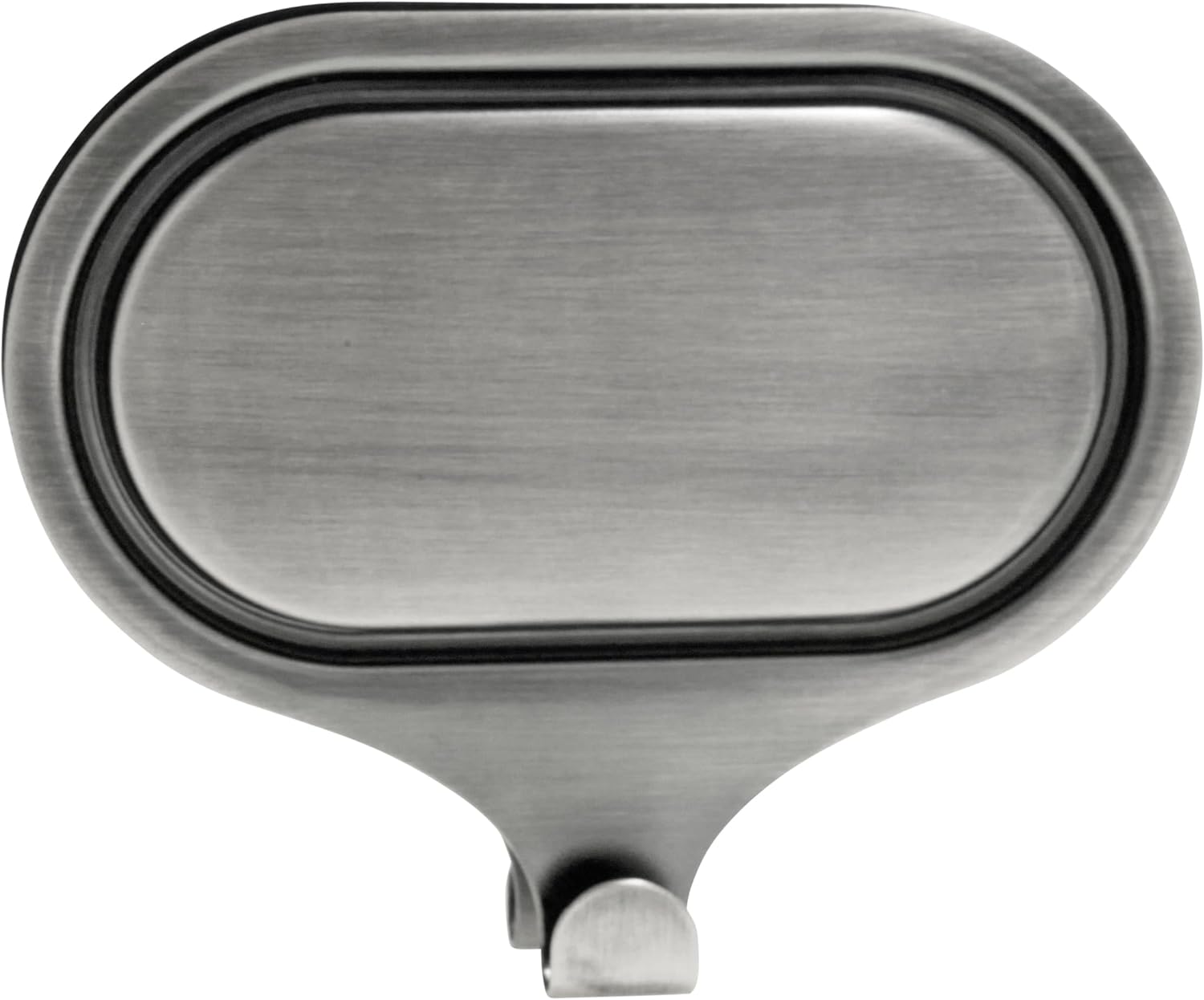 Wreath Hangers - Haute Decor Attract® Large Dual Pinch-Free Magnetic Wreath Hanger - Strong Pair of Magnetic Hooks for Single-Pane Glass or Metal Surfaces (Brushed Nickel)