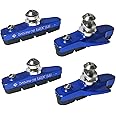 Pioneeryao Sport Road Bike Cycle Bicycle Brake Pads Block 2 Pair (Blue)