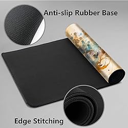 Tabletop Card Playmat with Stitched Edges, 24 x 14