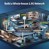 NICGIGA 8 Port 2.5G Web Smart Managed Ethernet Switch 10Gbps SFP Uplink NAS PC view 5