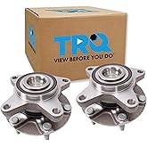 TRQ 2 Piece Front Wheel Bearing & Hub Assembly Set Compatible with 2019-2022 Ford Ranger
