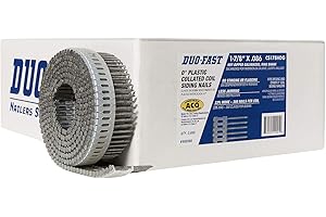 Duo-Fast, Coil Siding Nail, 650392, 1 7/8 inch x .086 Gauge, Ring Shank Hot Dipped Galvanized, 3,600 per Box
