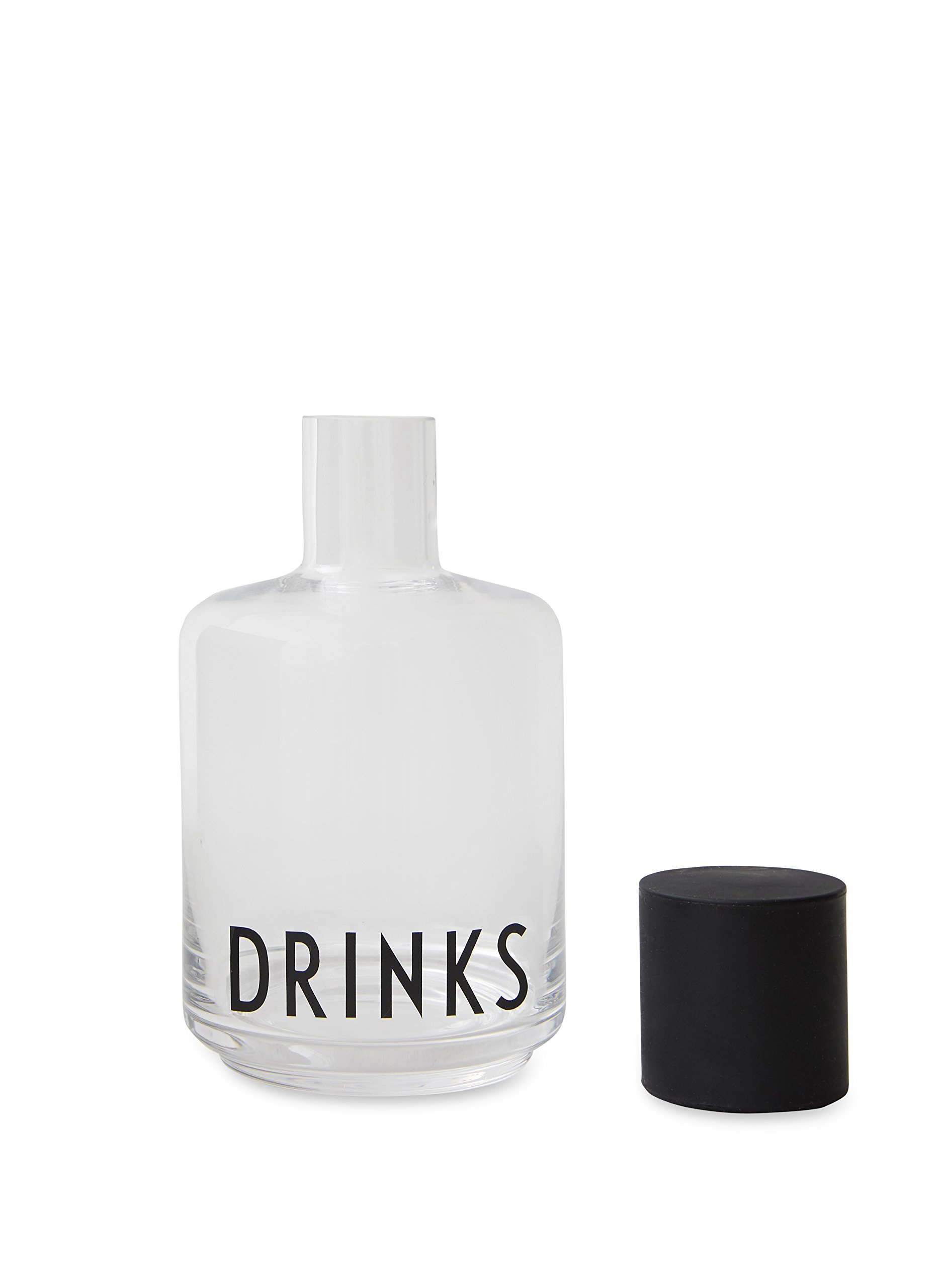 Design Letters Glass Carafe with Lid, 500ml