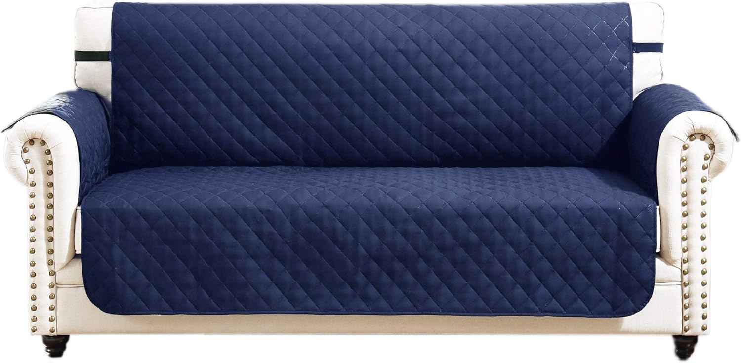 Best oversized sofa cover blue