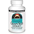 Source Naturals Grape Seed Extract, Proanthodyn 100 mg Antioxidant Protection & Supports Healthy Aging Brain - 120 Capsules