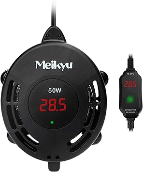 Amazon Meikyu 水槽 ヒーター 水槽用ヒーター 熱帯魚 ヒーター 水槽 ミニ 水中用 水温管理用 サーモスタット 温度調整 50w 省エネ Ledディスプレイ 熱帯魚 観賞魚 亀対応 過熱保護機能付き 安全加熱 Meikyu ヒーター 通販
