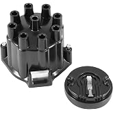 ACCEL 8124ACC Distributor Cap &amp; Rotor Kit - Socket Style - Black