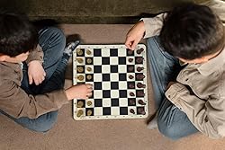 Vonset Portable Tournament Chess Set, Foldable