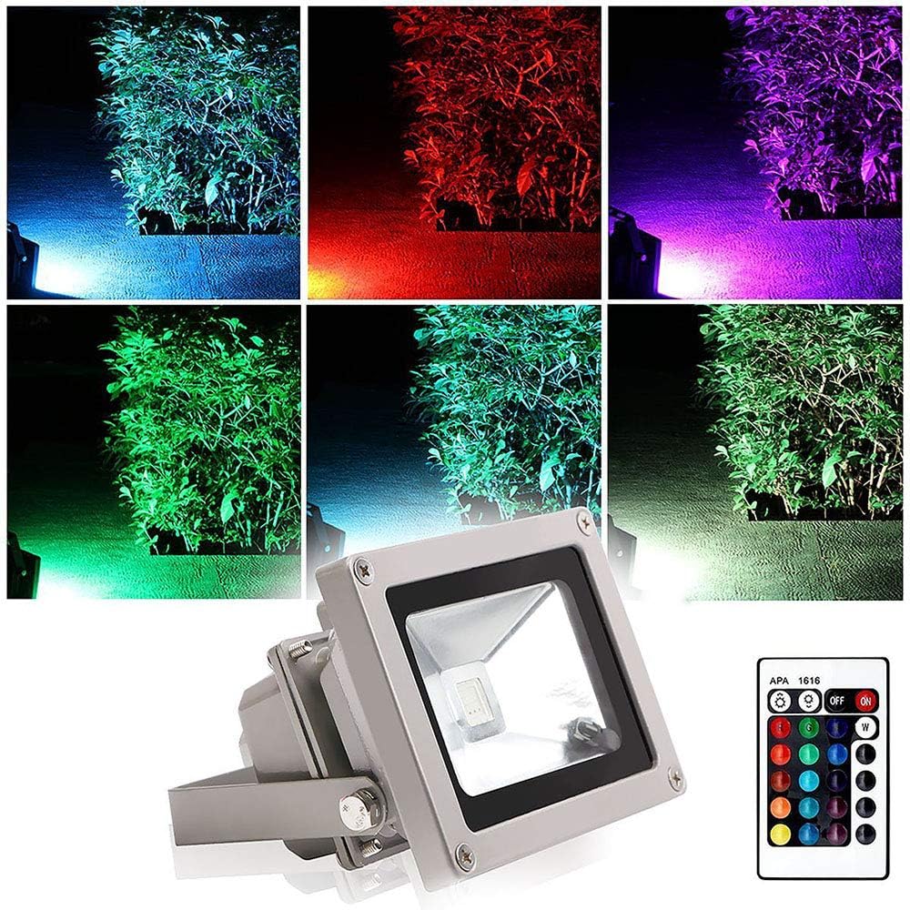 Blinngo10W RGB LED Flood Light Outdoor 