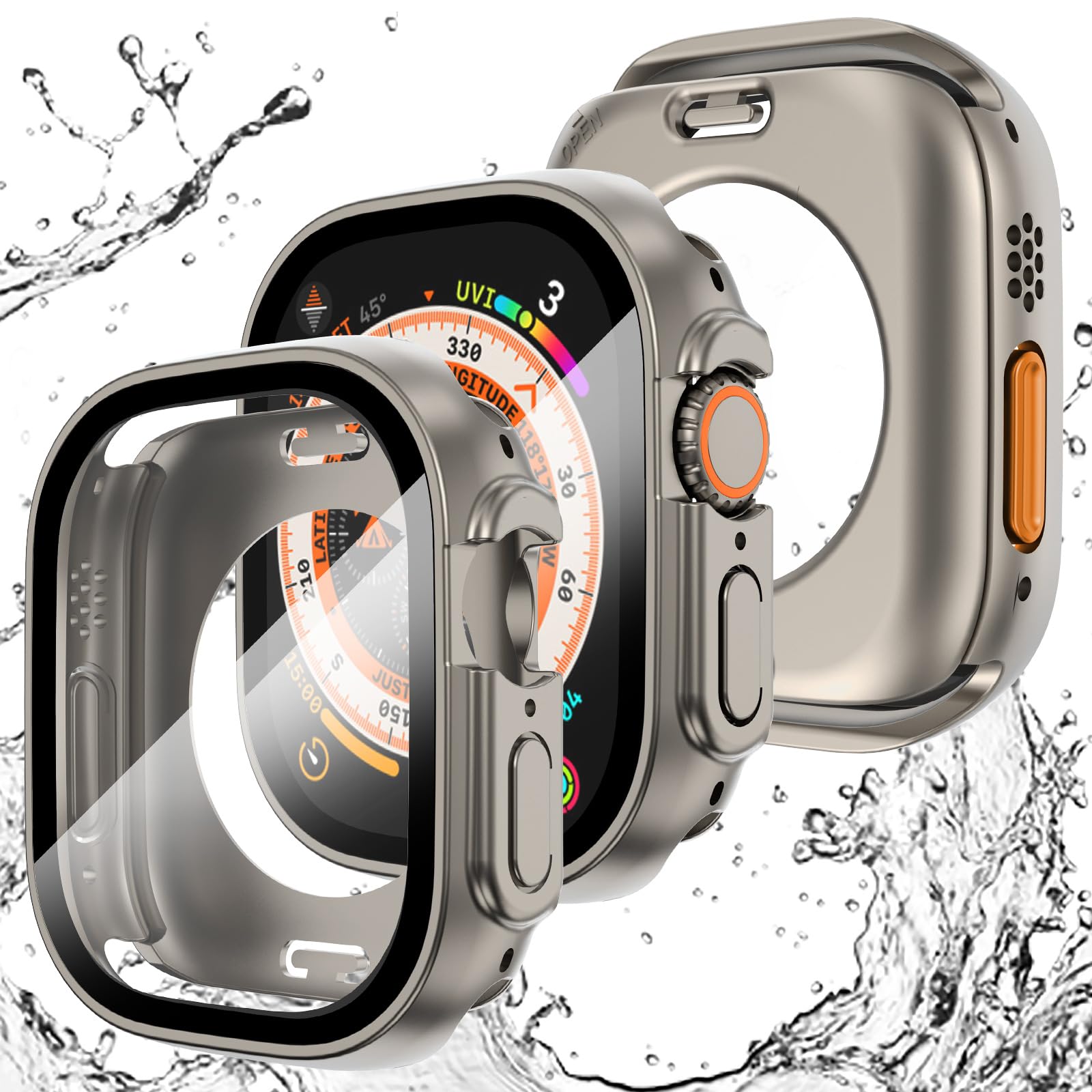 Wingle 2 in 1 Waterproof Case for Apple Watch Ultra