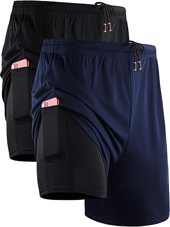 running shorts with boxer brief liner