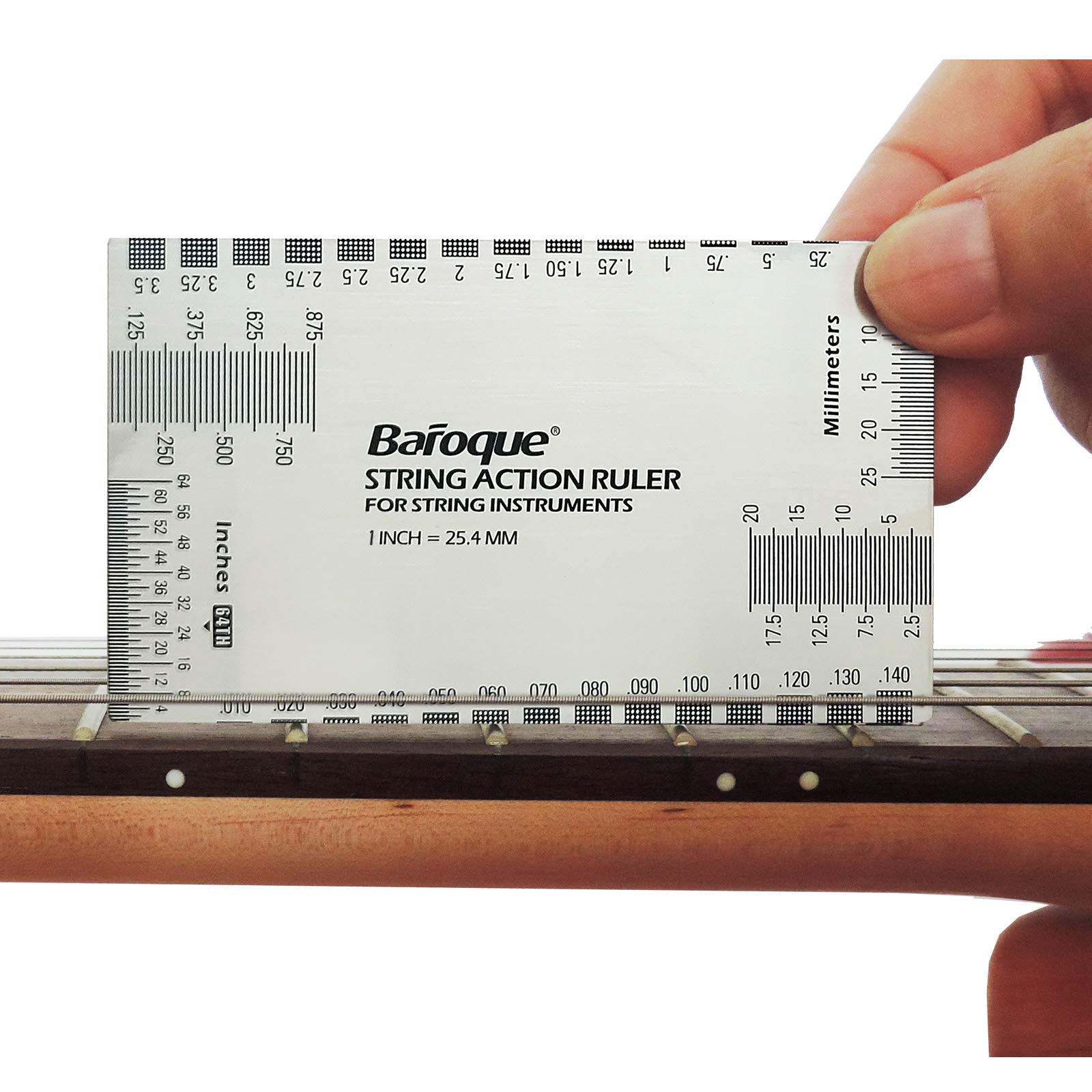 Baroque String Action Gauge Precise Guitar Ruler