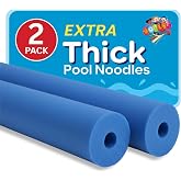 Oodles of Noodles Foam Pool Swim Noodles 2 Pack, 55" x 3.5" Orange/Black | hollow core foam tubes for pool floats, beach, water play, crafts, DIY projects &amp; pipe insulation.