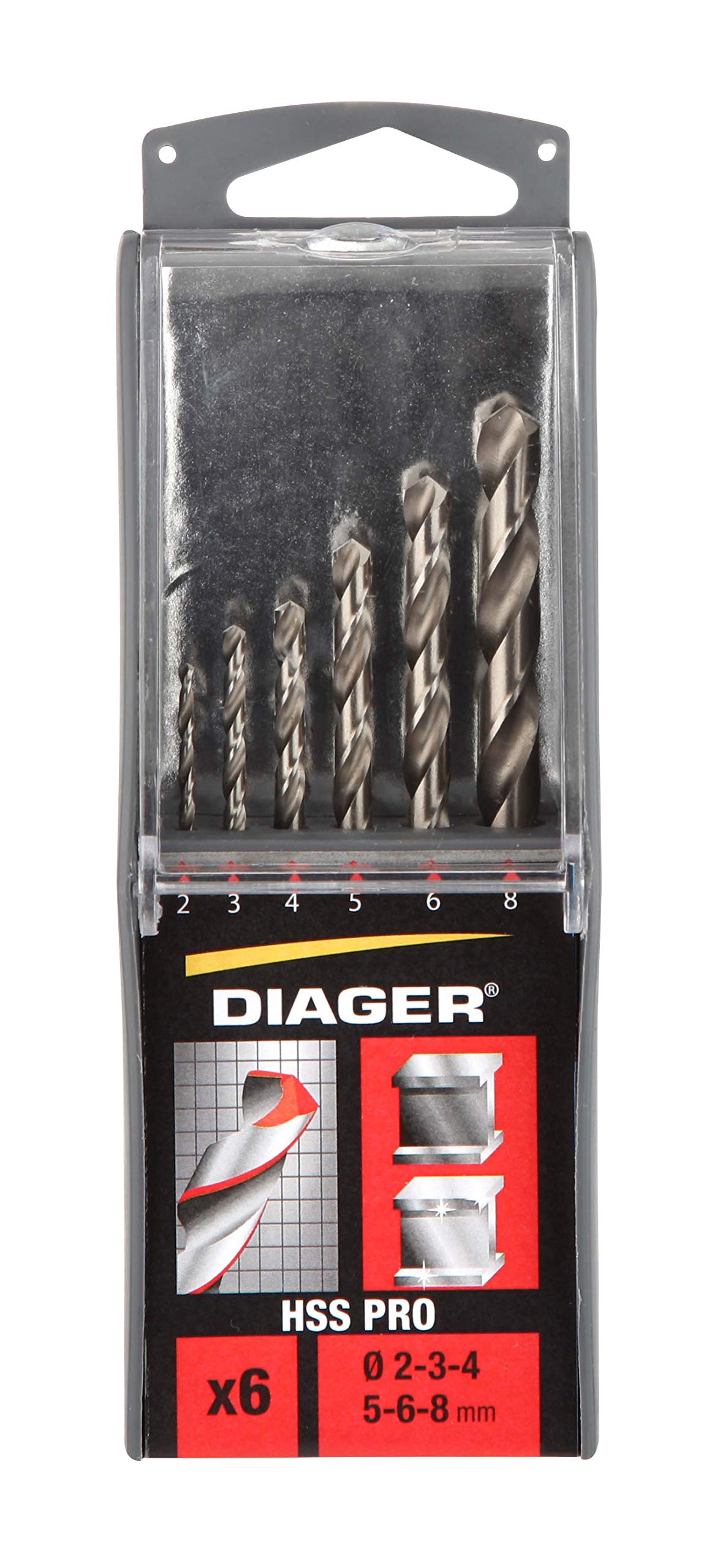Diager 700C Drills, Silver