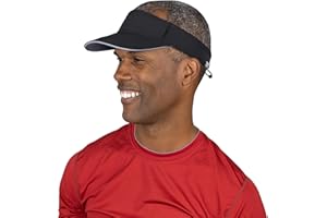 TrailHeads Sun Visor Hat for Men - Recycled Golf Visors for Men - Mens Running Visor for Tennis, Sports, Workouts