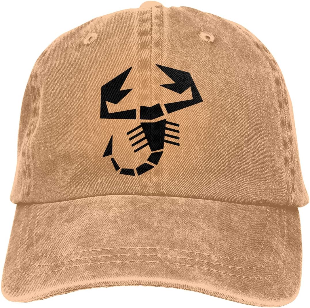 Xuankeke Custom Print Casual Caps Fiat Abarth- Scorpion Logo Cool Baseball Cap