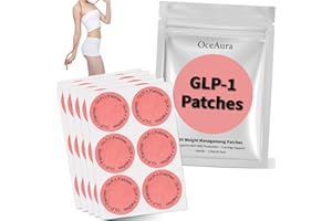 HKMATE Glp-1 Patches Advanced Formula Kind Pacths for Women, Mild for All Skin, 30 Count