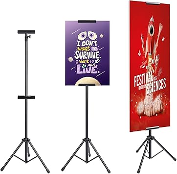Amazon Com Aktop Heavy Duty Tripod Banner Stand Adjustable