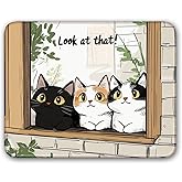 Flodirise Non-Slip Mouse Pad Gaming Mouse Pad Small Mousepad for Computer, Laptop, Gamer, Cat Pattern, 8x10 inch