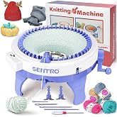 SENTRO Knitting Machine 48 Needles, Knitting Loom Machine with Row Counter | Smart Circular Knitting Machine with Gife Box,Knitting Gife for Adult&amp;Beginners,Efficient DIY Crochet Machine for Hat,Scarves