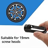 LICQIC 19 mm Wheel Nut Covers 20 Pcs Universal Wheel Bolt Caps with Removal Tool view 4