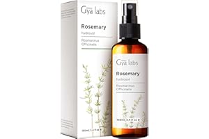 Gya Labs Rosemary Hydrosol - 3.4 Fl Oz - Face & Body Mist for Skin Toner & Hair Refresher - As Pillow, Room & Linen Spray for Fresh Scent