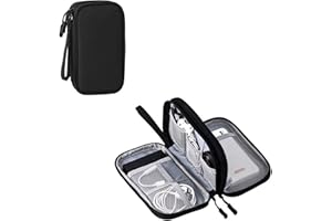 FANBODTA Electronic Organizer Travel Cable Accessories BagPouch Portable Waterproof Storage Bag Electronic Organizer Case for Cable, Mouse,USB Cable,Power Bank,Cord, Charger, Phone, Earphone