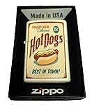Zippo Custom Lighter - 1950's Vintage Hot Dog
