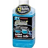 Cleanu (クリンニュ) 2X Concentrated Shaver Cleaning Solution Refill Compatible with Philips Norelco SmartClean &amp; Quick Clean Pod Systems &ndash; Makes Up to 12 Cartridge Refills, 1L (33.8 oz), Made in Japan