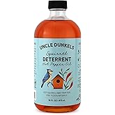 Uncle Dunkels Spicy Hot Pepper Squirrel Deterrent (16 fl Oz) – All-Natural, Food-Grade Hot Pepper Bird Seed Coating, Repels Squirrels, Safe for Birds, Made in USA