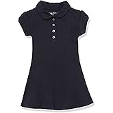 Nautica Girls School Uniform Short Sleeve Polo Dress