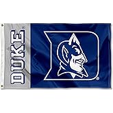 College Flags & Banners Co. Duke Blue Devils Wordmark Logo Large Grommet Banner Flag