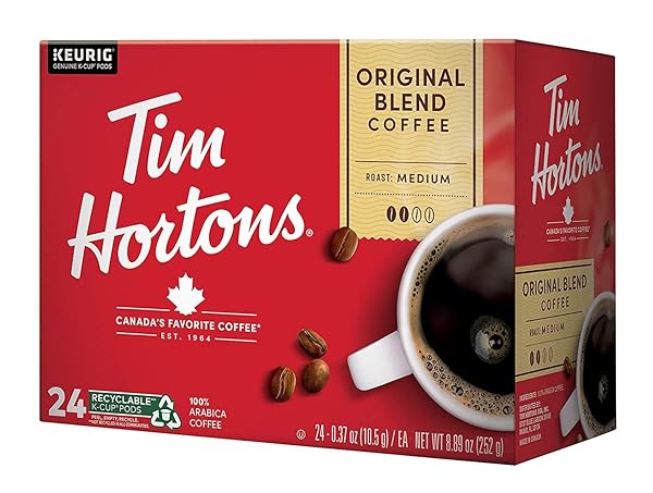 TIM HORTONS ORIGINAL BLEND, MEDIUM ROAST COFFEE, SINGLE-SERVE...