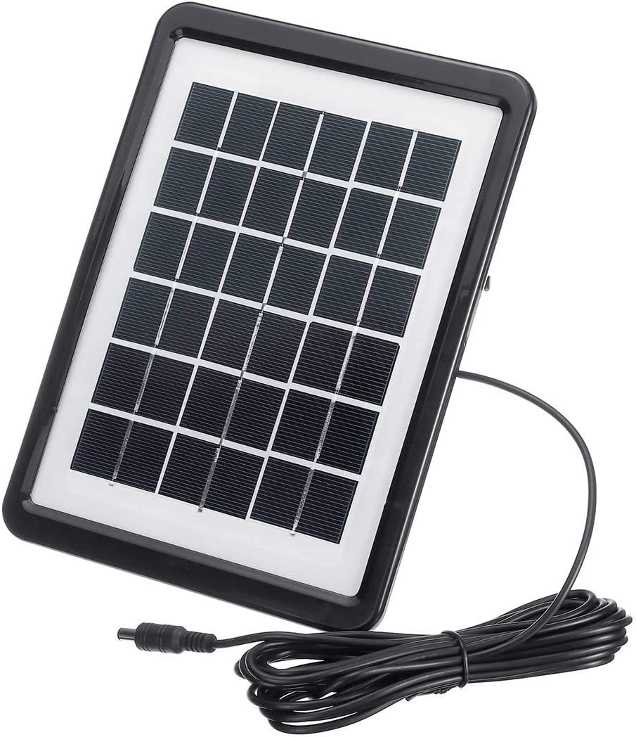 3 LED Bulb Lighting Lamp Solar Generator USB Charging Home Battery Panel Storage System 110-220V 50 / 60Hz 3W,Black