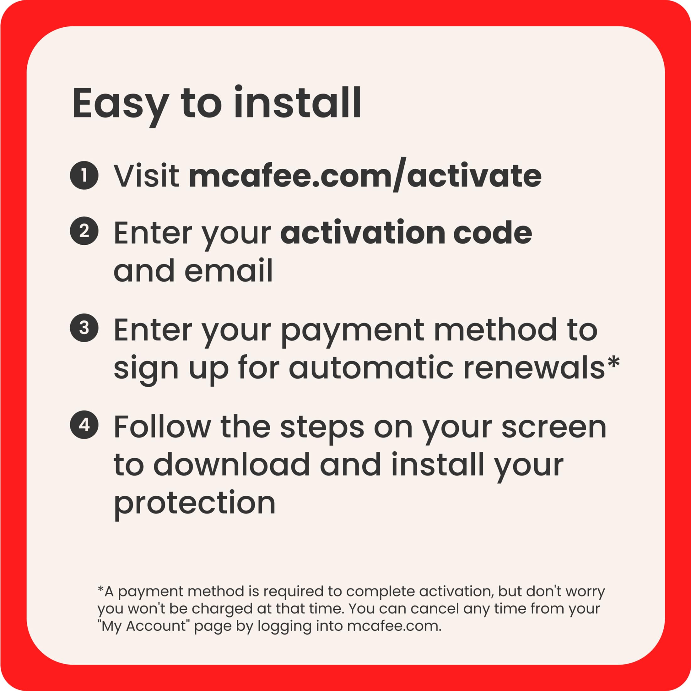 McAfee Total Protection 2026 Ready 5-Device | AntiVirus Software 2026 for PC, Secure VPN, Password Manager, Identity Monitoring | 1 Year Subscription Auto-Renewal