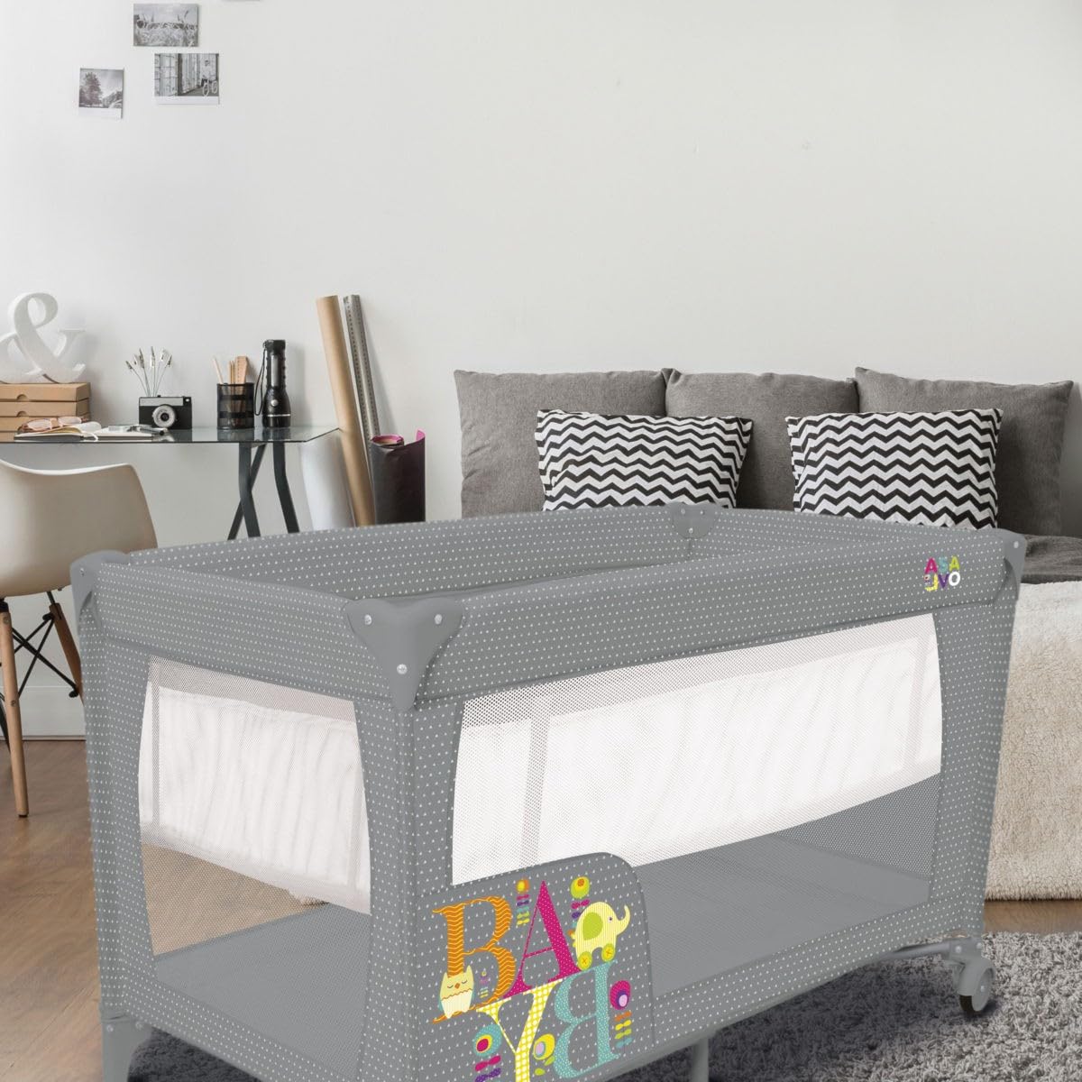 ASALVO 15891 Travel Cot Smooth Baby